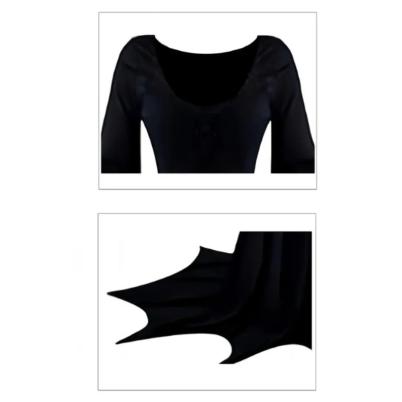 Gothic Witch Bat Sleeve Dress