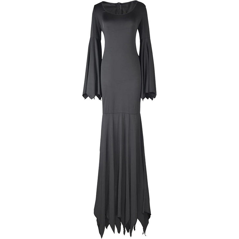 Gothic Witch Bat Sleeve Dress