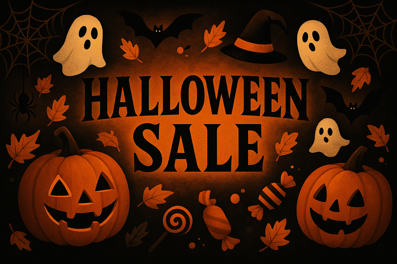halloween sales banner